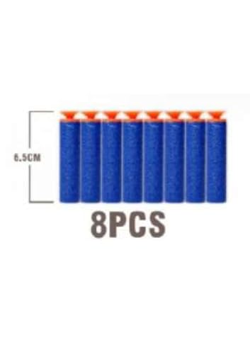 Image of Krishnova Soft Bullet Gun Toy with 8 Safe Soft Foam Bullets, Fun Target Shooting Battle Fight Game for Kids Boys (DIY Mini Gun)