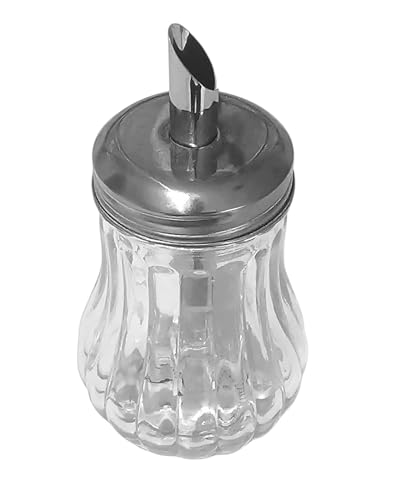 1, 6 ou 12 Saupoudreuse à sucre sucre Doseur Verre 7 x 14,5 cm Poivrière, 1