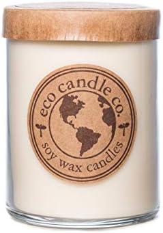 ECO CANDLE CO. Bourbon Vanilla, 18 oz Double Wick Soy Candle, USA...
