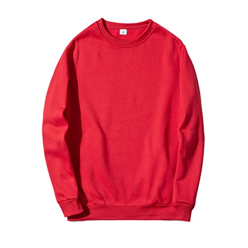 Sweat à capuche rouge XL pour homme en polaire chaude style hip-hop