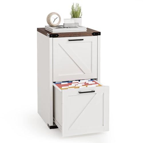VINGLI 2-Drawer Metal Farmhouse Cabinet
