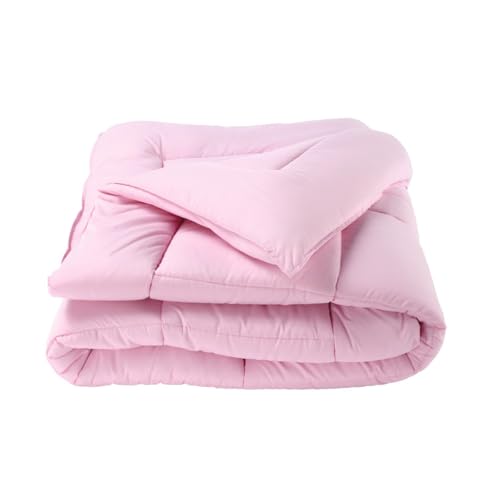 Jackson & Co Edredón todo en uno sin funda de 4,5 tog, tamaño superking, relleno de fibra hueca rosa