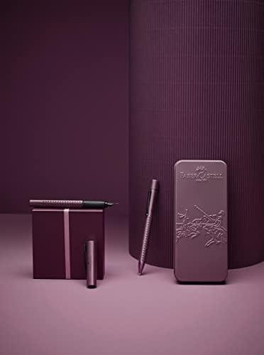Faber-Castell 201530 - Hediye Seti Grip Edition, berry, M dolma kalem ve XB tükenmez kalem ile, metal kutu içinde - Görsel 5