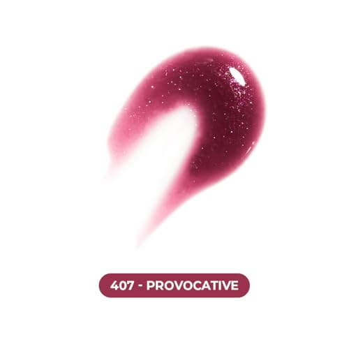 Image of LAMEL Lip Gloss - Glossy Hydrating Lip Gloss with High Shine Finish, Non-Sticky, Lightweight & Long-Lasting Formula (Provocative, 5ml)