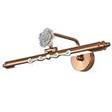 [ANGLE RÉGLABLE] La lumière du miroir peut être ajustée pour régler l'angle du faisceau de 240 °. Lorsque vous vous levez ou que vous souhaitez concentrer la lumière, vous pouvez facilement régler l'angle d'éclairage pour répondre à différentes conditions d'éclairage.