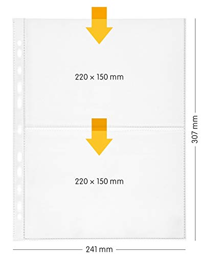 Perfect line 100 fundas guardar transparentes A4