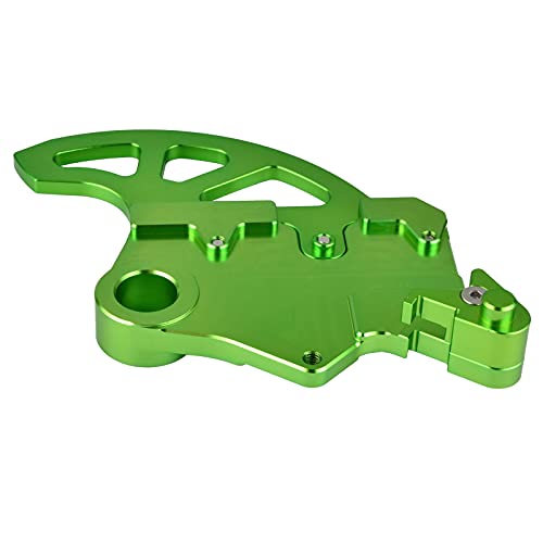 Accessories Aluminum Rear Brake Disc Guard Protector For Kawasaki Kx Kxf 250 450 250F 450F 2005-2017 Klx450 2008-2009 Kx250F Kx450F Klx 450 - (Cn, Color: Silver) #TOP6