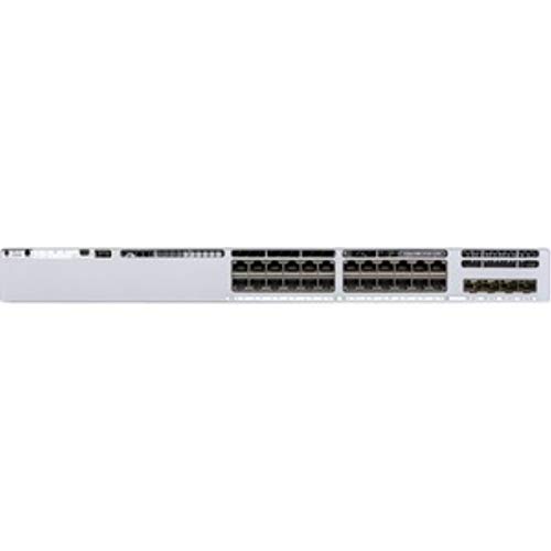 Cisco Catalyst 9300L Network Essentials, C3, Gestito, 24 X 10/100/1000 (Poe+) + 4 X Gigabit Sfp (Collegamento Montante), Montaggio Su Rack Poe+ (505 W