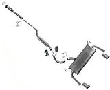 Made in USA Exhaust Resonator Pipes Muffler Replacement Parts For Ford Escape 2013 2014 2015 2016 1.6 2.0 2.5L