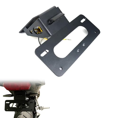 Support plaque immatriculation CB650F haut de gamme cadre métal - 4