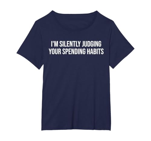 Funny Financial Advisor T-Shirt, Women's Plus, Navy Blue, 5X