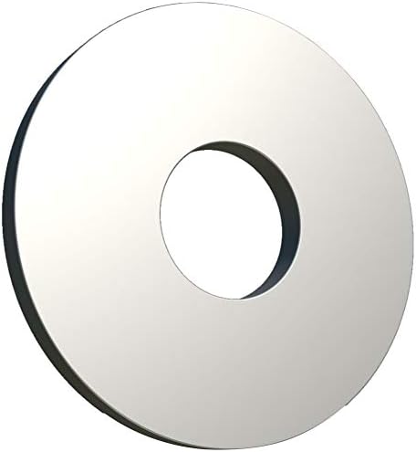 M10 Flat Penny Washer (Pack of 25) Large OD Plain Wide Round Metal Alloy Steel Washers for Screws  Zinc Coated Plated Galvanized Heavy Duty Certified Standart ISO7093 M10 (10mm x 30mm)