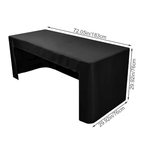 Housse rectangulaire en polyester lavable pour valoriser vos tables de 1,80 m - 3