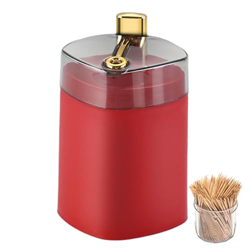 Générique Dispensateur de -dents - ménage compact | porte-dents portable Boîte rangement élégante dents-bornes Support pic dent