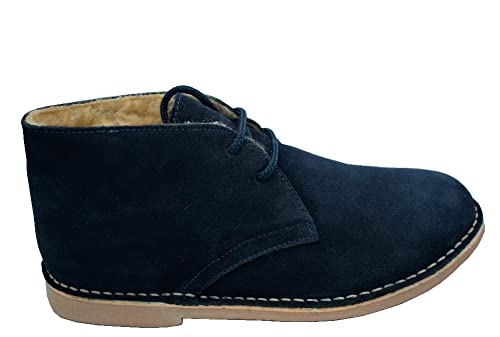 Bota Unisex Safari Cano Confort Forro Borreguillo CARAPIJO PISAMIERDAS Serraje MARRÓN 24001 (Marrón, Numeric_43)