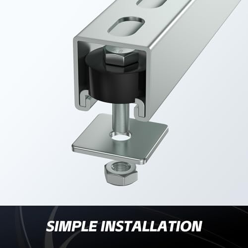 SKTREX Trolley Roller Wheels Limit Trolley Assembly Positioning for Unistrut Strut Channel with 1-5/8" Wide and All 1-5/8" or Taller Strut Channel Pack of 2