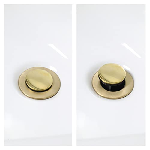 Danco Bathroom Sink Pop-Up Stopper Replacement For Lavatory Pop-Up Drain Assembly, Polished Brass, 11044 #TOP2