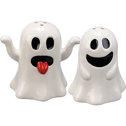 Salière et poivrière Ghosts mini format 8,9 cm pour petits espaces