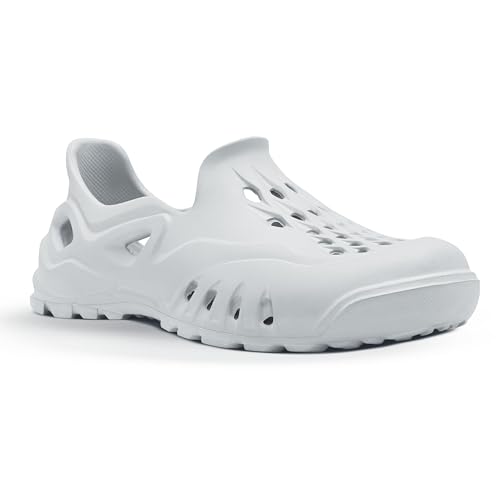 Image of Stylish and Comfortable Anti-Skid Men's Clogs | Waterproof, Breathable & Lightweight | Slip-On Style Unisex Everyday Footwear for Home, Travel, and Outdoors | TEG-7009