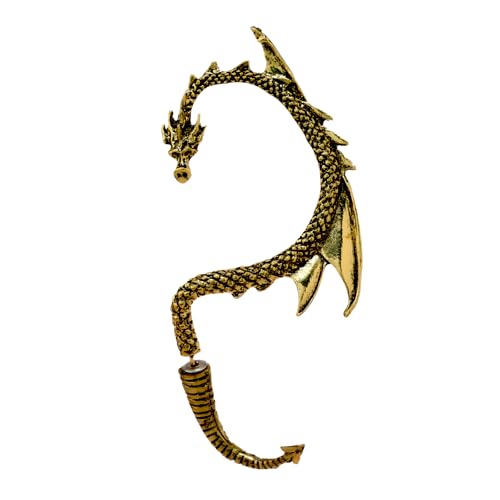 1Pcs Gothic Dragon Ear Cuff for Women Men Cartilage Climber