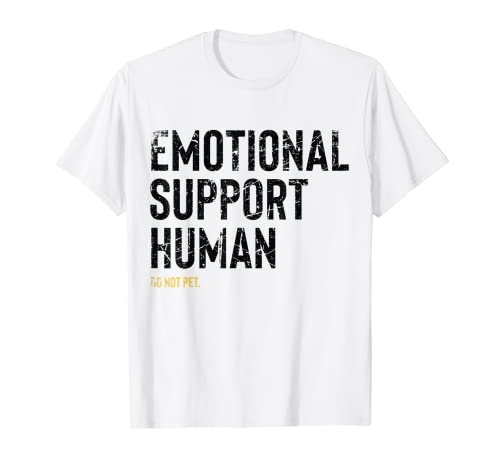 Emotional Support Human Tank Top Women Funny Pet Owner Camiseta