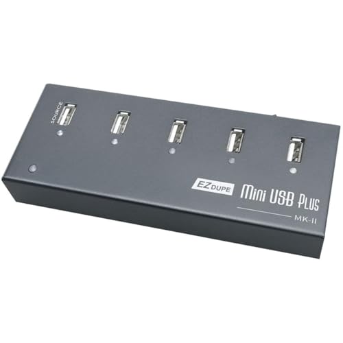 EZ DUPE 1 to 4 USB Duplicator – Standalone Duplicator for USB Sticks, Flash Drives & Thumb Drives, Copier & Cloner (DM-FU0-5V04BV2K)