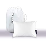 Lincove Canadian Down Travel Pillow – The Mini Goose Down Pillow for Travel and Toddler – 800...