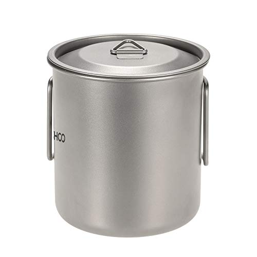 Nishore 420ml Titanium Cup Água Caneca Camping piquenique com tampa