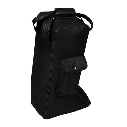 Ciieeo Tall Boot Carrier Bag Oxford Cloth Storage Pouch for Riding Boots Fit for Equestrian Travel Convenient Front Pocket for Items