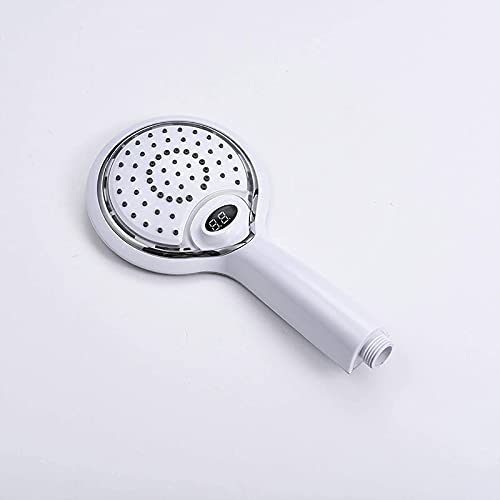 Cabezal de Ducha Manual con Luz LED LaseVe Blanco miniatura 6