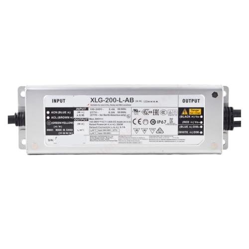 Pilote LED à Puissance constante XLG-200 anti-scintillement IP67