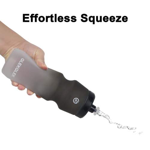 Image of Sports Water Bottle 750ml BPA Free, Leak Proof Bike Water Bottle for Exercise, Cycling Outdoor Activities (Black White Gradient)