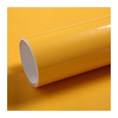 Papier peint de cuisine de vinyle jaune imperméable 60cm