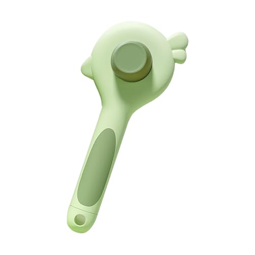 猫用ブラシ リリースボタン付き アンダーコート除去 マッサージ機能 ABS素材 ステンレス鋼針 10.5x5.5x20cm 屋内猫 子犬 グルーミング 入浴補助