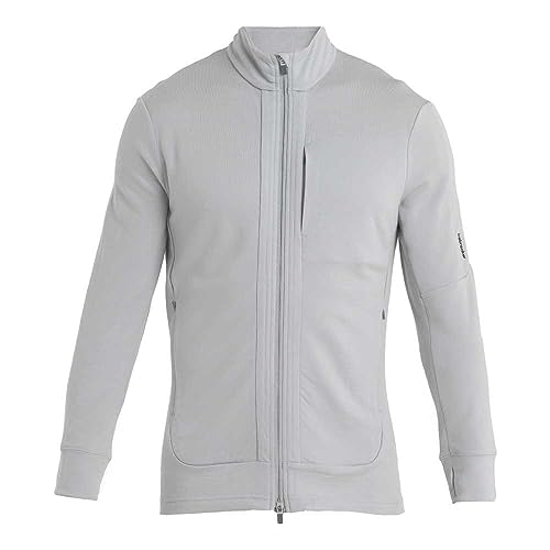 icebreaker Men's Quantum Iii Long Sleeve Wool Athletic Full Zip Sweater3