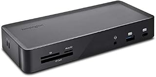 Kensington SD4900P Triple 4k Display Docking Station for Windows, MacBooks and Surface; 135W