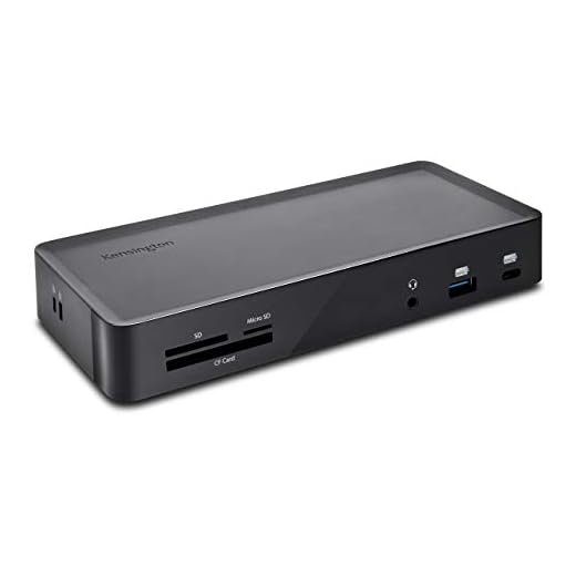 Kensington SD4900P Triple 4k Display Docking Station for Windows, MacBooks and Surface - 60W PD; USB-C, Thunderbolt 3/4 & USB-A (K36800NA)