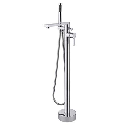 Robinet baignoire autoportant stable sans fuite avec douchette - 2