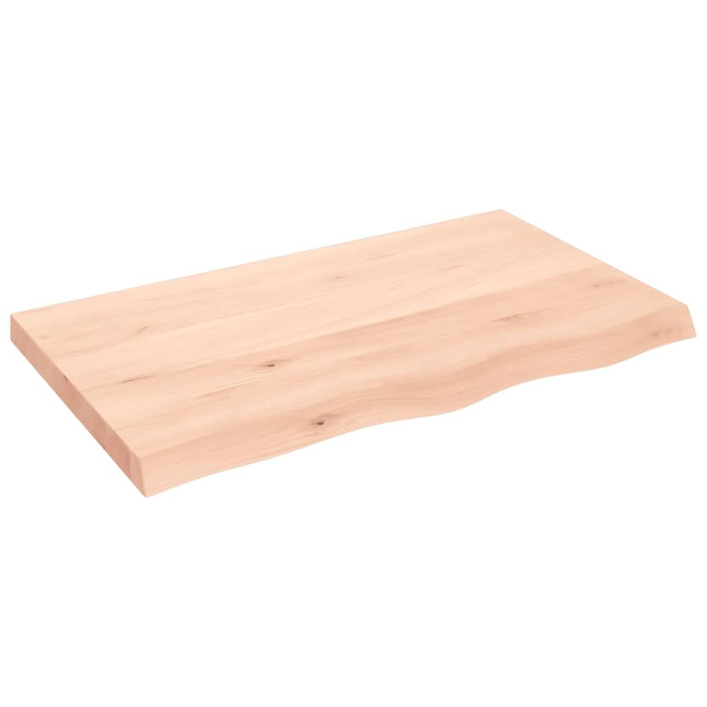 YUANCHUTOP Floating Shelves for Wall Decor, Live Edge Oak Wood Floating Shelves Wall Mounted, 100x60cm Wall Shelves in 6cm Thick for Living Room Bedroom Kitchen