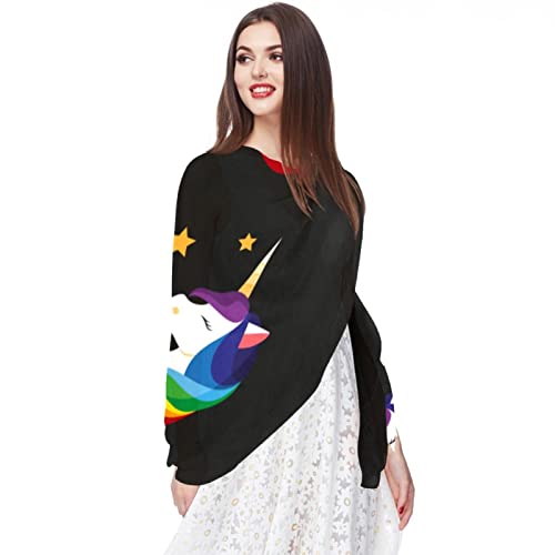 Foulard fin écharpe licorne pour protéger votre cou du vent sans transpirer