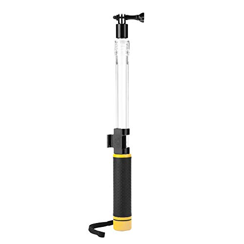 Bewinner Waterproof Selfie Stick, Transparent Extension Floating Pole Diving Selfie Stick for Go Pro Hero?Waterproof Telescopic Pole Stretchable Transparent Extension Pole