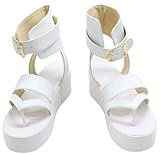 Kaishwind Cosplay botas zapatos zapato bota compatible with Twisted Wonderland Kalim Al Asim white