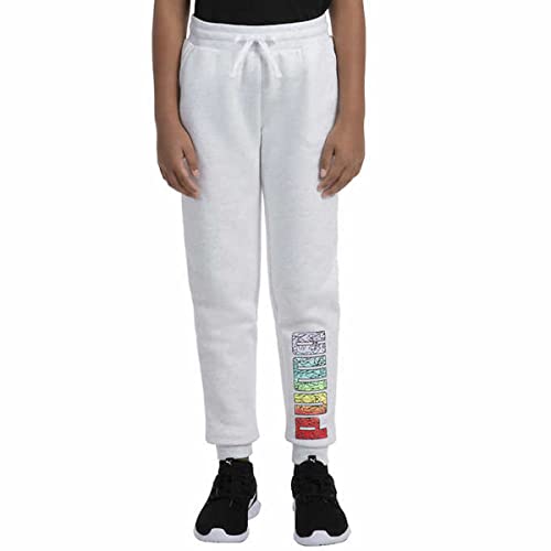 Jogger PUMA blanc ado fille pour le sport et le college