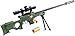 Produktbild GO KART Soft Bullet Gun Toy - Manual AWM Sniper Rifle with Ejecting Magazine, Bullets Silencer, Automatic Toy Pistol Children from 6 Years Boys, Green