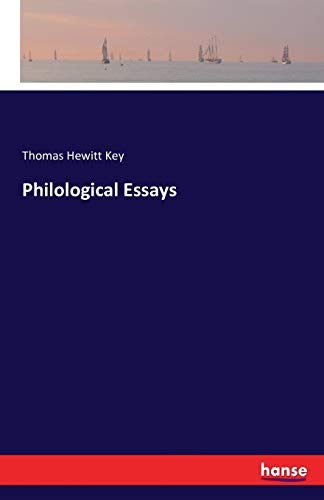 Philological Essays 3742801880 Book Cover