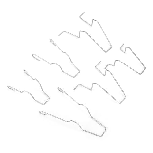 KIMISS 6 PCS Phare En Acier Phare Dip Faisceau Faisceau Tête Lampe Ampoule De Maintien Ressort Clip Pince pour H1/H3/H4/H7,5ZHSFULLKIT