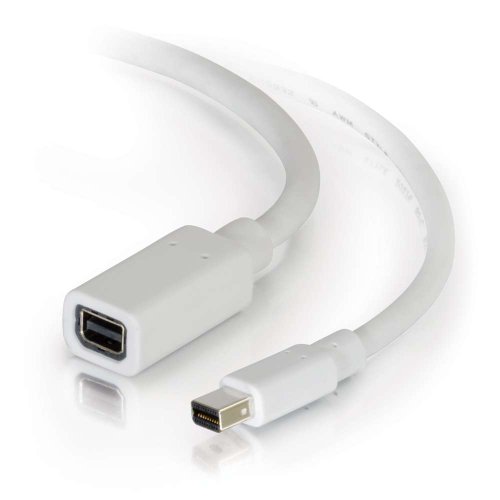 C2G Cable Extensión Mini DisplayPort Blanco 1.82 m miniatura 1