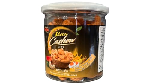 Image of 1 Pack - Cashew Nuts - Hat Dieu Vi Muoi Pho Mai - 6 Oz per Can