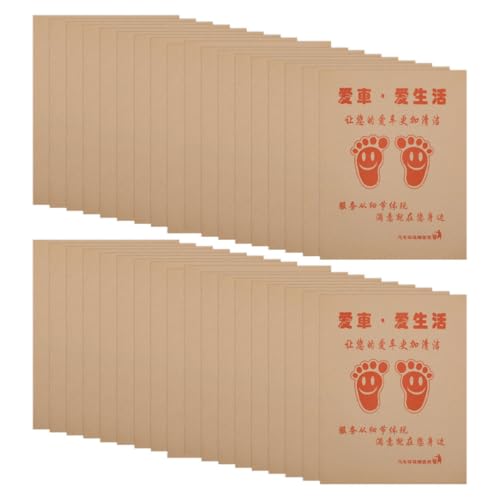 Alfombrilla de papel para coche protectora de suelo papel kraft desechable multifuncional