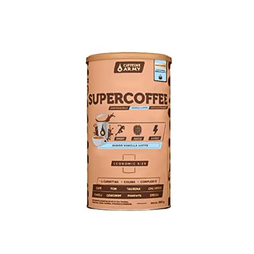 Super Coffe Economic Size 380g - Caffeine Army Vanilla latte